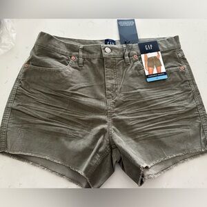 GAP Women's Olive corduroy denim Shorts